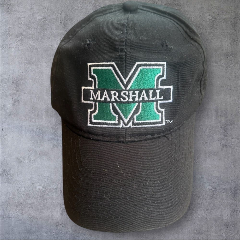 Signatures Marshall University Hat Black Snapback Embroidered Thundering Herd